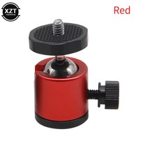 미니 볼 헤드 1/4 quot마운트 카메라 삼각대 니콘 캐논 DSLR Dsr 알루미늄 금속 스탠드, 01 Black