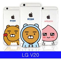 LG V20 카카오 페이스 투명젤리 F800 케이스, 르다비디앙 본상품선택