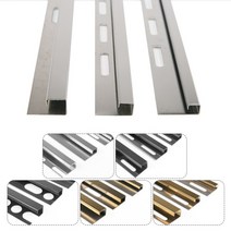 스텐 타일 사각 코너비트 벽 모서리 몰딩 마감재 타일 코너비드 쫄대 재료분리대 E TYPE, 10x10mm, 폴리싱, 사각 코너비드 실버