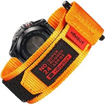 Garmin 시계 밴드와 호환 fēnix/Forerunner/Vivoactive/Approach/MARQ/quatix/D2 시리즈용 우븐 루프 디자인의 매우 견고한 엑스트라 롱