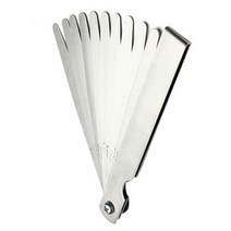 필러 게이지 20/17 블레이드 HCS 점화 플러그 갭 미터법 SAE 측정 도구 접이식 두께, [01] Metric Feeler Gauge, [02] 20 blades