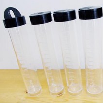 과학실험용 투명 플라스틱병 20ml 5개 튜브 창작교실 체험학습 엄마표 학교