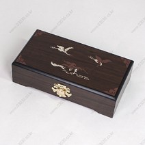 밤색학상감 공진단상자 10환, 보자기천국