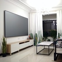 롤러블스크린 스크린천 2022 3d 나노 그레이 크리스탈 alr 프로젝터 스크린 주변 광 거부 고정 프레임 1cm 울트라 좁은 테두리 clr 4k 8k 프로젝션, 84인치
