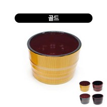 멜라민 모밀장국 대자 4종류 100x67mm DB, 골드