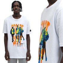 [지아니루포] UG70629 컬러풀 프린티드 반팔티셔츠