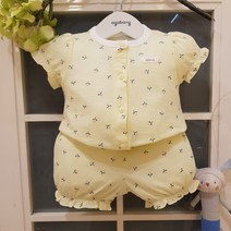 아가방 초특가 여름 베이비페어! 동글동글라인 블루머 스똬일 바람슝슝 반소매 상하세트! 사랑스럽따 러블리 잔잔 꽃무늬 상하복! 실내복도 이쁜 것만 입을꺼야