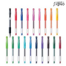 유니볼 시그노 0.38mm 겔잉크 중성볼펜 UM-151-38, 1개, 베이비핑크