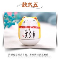 세라믹 마네 키 네코 홈 장식 만화 일본 행운의 고양이 텀블러 풍수 포춘 동상 방 액세서리, 05 5