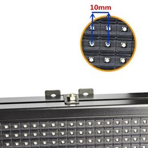 P10 SMD Led 디스플레이 보드 풀 컬러 RGB 실내 프로그램 가능한 Led 상점 사인 성능 향상, 한개옵션1, 한개옵션0