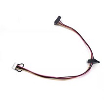 Acer 컴퓨터 메인 보드 용 6 핀-2 포트 HDD SATA 전원 소켓 케이블 커넥터 Nitro N50-610 Disco Duro ATX P, 한개옵션0