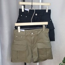 상상그이상 썸머 카치온 포켓 카고팬츠 면스판 반바지