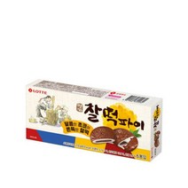 칠성 사무실 탕비실 롯데 명가찰떡파이 과자 세트 간식 추천 210G 2개, 11세트