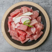 푸주 국내산 후지 찌개용 뒷다리살 300g 절단 이지팩 소포장, 1개