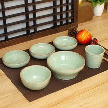 소야 여주도자기 아름 민트 1인그릇 세트A 6P 도자기그릇 그릇세트 예쁜핸드메이드도자기 여주도자기 식기세트 +Y060721, #상품선택