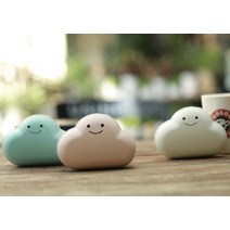 USB 구름 손난로 귀여운 캐릭터 휴대폰 보조배터리 핑크 스카이 아이보리 연말선물