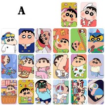 수집카드 짱구는 못말려 LOMO카드 100장 귀여운 캐릭터 굿즈 포카 버스카드 출입카드, A(20장)