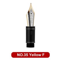 만년필 생일 특별한 선물 학생 MAJOHN황동 렌치 특수 분해 도구 P136피스톤 어셈블리 펜촉DIY 수리 어셈블리청소 수정독일 No.35 펜촉, 04 NO.35 Yellow F