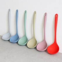 국산 실리콘 국자 중 6color.체리하우스, 올리브