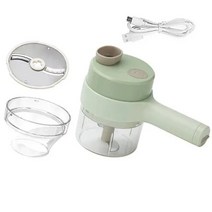 스텐 마늘다지기 마늘 매셔 다기능 고기 분쇄기 내구성 고추 생강, Electric cutter set