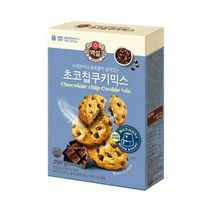 CJ더마켓 홈 베이킹 제과 제빵 빵 만들기 카페 디저트 아이 간식 초코칩 쿠키믹스 초코 핫 케익 와플 브라우니 쿠키 머핀 깨찰빵 식빵 290G, 4개