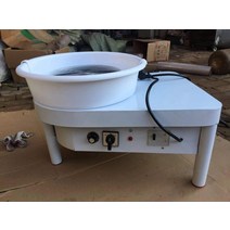 가정용 손물레 도자기 기계 머드 속도 밀링 그릇 회전 창업반 공방 실내용, 3개의 풋 350W 수동 속도 조절 업그레이드