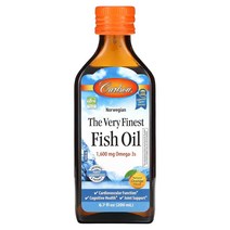칼슨 베리 파이니스트 피시오일 내추럴 오렌지 200ml, 4병, 198.14ml