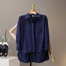 모노시크 젠라이 스티치 포켓 루즈핏 셔츠_MNBS203
