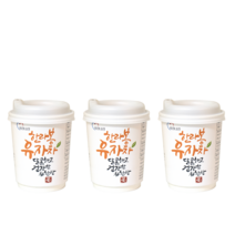 편의점액상 꿀차컵차랑나랑 한라봉유자차 45g x 3컵, 차랑나랑 한라봉유자(3컵)