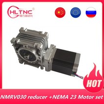웜기어 베벨 체인 5:1-80:1 웜 감속기 NMRV030 11mm 입력 샤프트 기어 박스 속도 컨트롤러 Nema23 스테퍼, 08 Ratio50_01 RV030 2Nm
