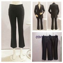 올리비아로렌 (가격인하) 잘빠진 라인 부츠컷 세미나팔 슬랙스 바지 팬츠 (세트자켓 판매) vocdlvf8211