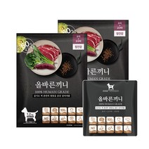 올바른끼니 플러스 2개세트 -오리 고구마(장건강) 강아지사료 _ 60%생육 100%휴먼그레이드 스팀공법 영양식 강아지밥, 장건강, 1.2kg, 2개