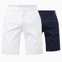 피플룩 남자 5부 반바지 화이트 무지 여름 바지 면 하프 팬츠