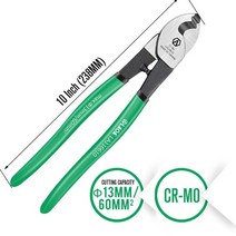 자물쇠절단기 전산볼트커터 Laoa 다기능 케이블 커터 와이어 커팅 cr-mo 플라이어 270도 리버스 와이어 스트리퍼 전기 수공구 절단기 14, 협력사, 10인치