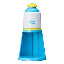 도우시샤 빙수기 전동 하피코올리 장미 얼음 대응 제빙 컵 2개 부착 블루 DIN-20BL