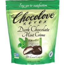 초코러브 다크 초콜릿 민트 크림 파우치, 1개, 100g