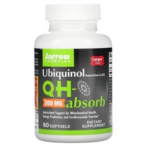 자로우 포뮬라 유비퀴놀 QH-Absorb 200mg 소프트젤 60정, 30개, 200 mg