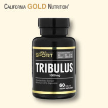 CGN 캘리포니아골드뉴트리션 스포츠 트리뷸러스 1000mg 60정 타블렛 트리블러스 테레스트리스 Tribulus Terrestris 남가새 추출물