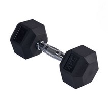 에르고기어 EG 고무 육각 뎀벨 아령 4KG