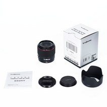 캐논 니콘 호환 미러리스렌즈 yongnuo yn 35mm yn35mm f2s df dsm af mf 초점 모드 대구경 카메라 렌즈 len for sony e 마운트 a7ii, 전자 마운트, 검은색