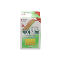 일동제약 케어리브 멸균반창고 S소형 30매입 상처보호 저자극밴드 방수기능