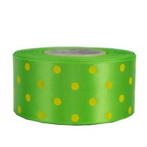 [감성포장-장식리본] 원주자 - 연두 클래식리본 꽃 선물 포장 공예 원데이클래스 엠보리본 이쁜리본, 2.5cm