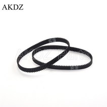 2MGT 2M 2GT 동기 타이밍 벨트 피치 길이 180 너비 6mm/9mm 톱니 90 고무 폐쇄, [01] 6mm, [01] 2M-180