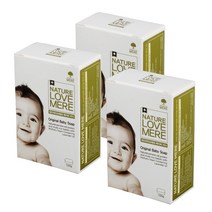 네이쳐러브메레 오리지널 베이비 비누 아기비누 유아세안비누, 100g, 3개