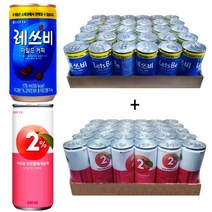 레쓰비 마일드커피 175ml(30캔) + 이프로 부족할때 복숭아 240ml(30캔), 60캔