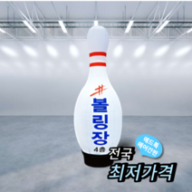 천갈이 / 애드톡 에어간판 3D 볼링 풍선간판 천교체 50파이 80파이 2m부터 디자인 주문제작/공장직영, 1개, 50파이x2m(하부통포함높이)