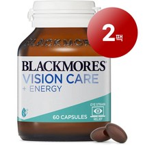 Blackmores 와와마켓 호주산 직송 Blackmores 블랙모어스 비전 케어 에너지 30정 눈 시력 건강 관리 1팩, 2팩