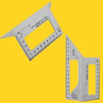 국산 정밀 눈금자 철직자 마킹자 DIY 목공 알루미늄 연귀자 직각자 목공용 삼각자 각도자
