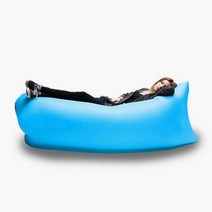 비치백 에어 베드 쿠션 캠핑 매트 휴대용 침대 쇼파 빈백 공기침 야전 좌식 릴렉스체어, 핑크