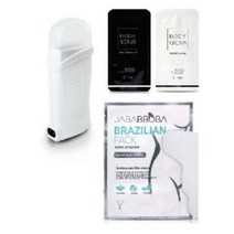 [당일발송] 이탈왁스 카트리지 프리 워머기+바디스크럽5g+바디크림5g+브라질리언시트팩1매